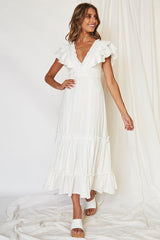 Aphrodite Midi Dress White