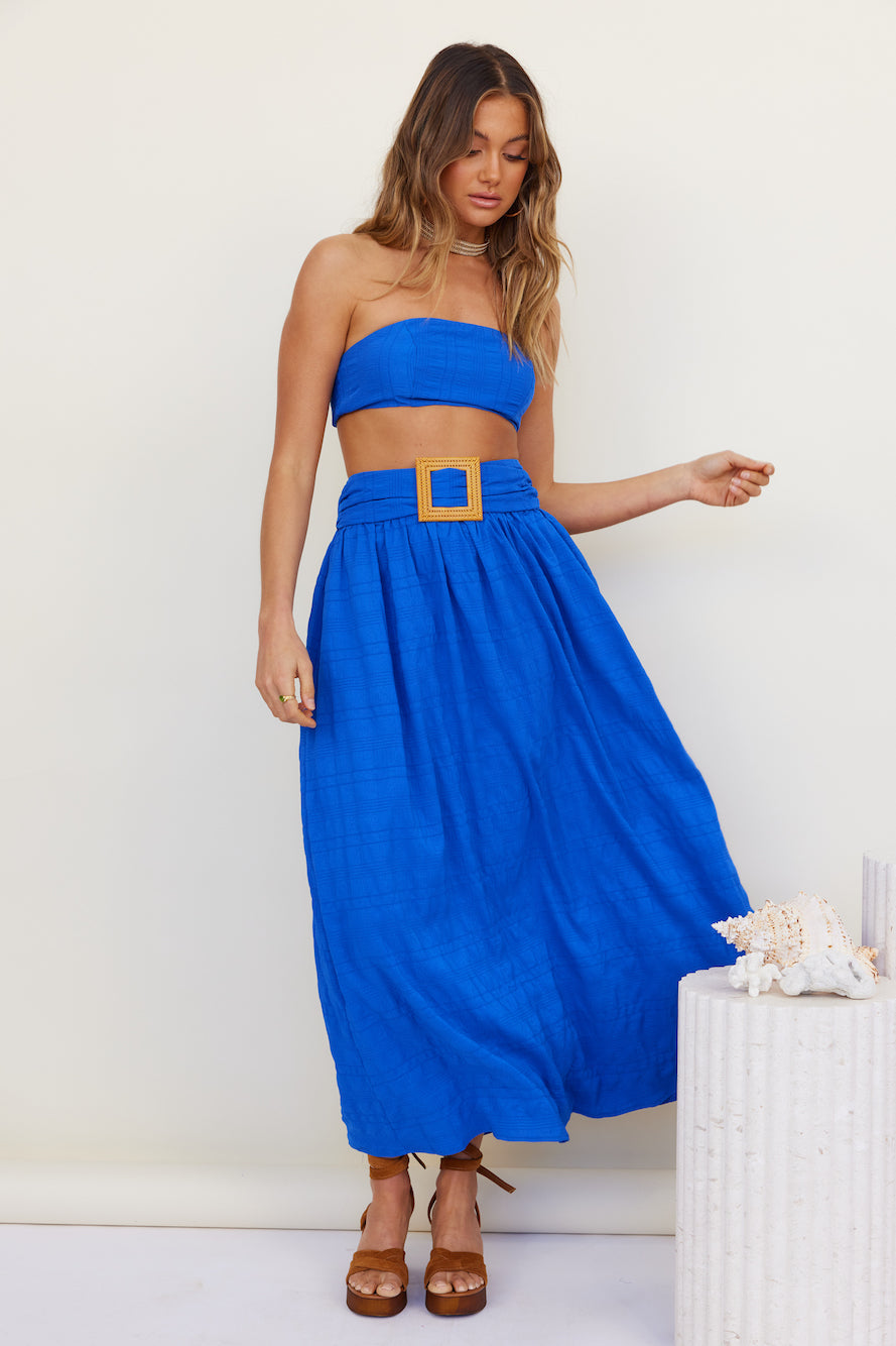 Hundred Years Crop Top Blue