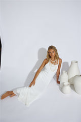 To Be Mine Maxi Dress White