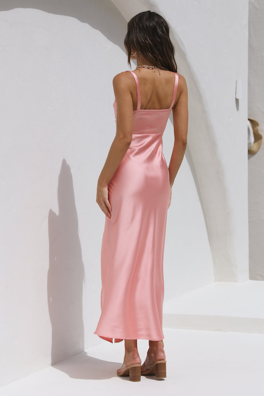 Late Nights Maxi Dress Pink