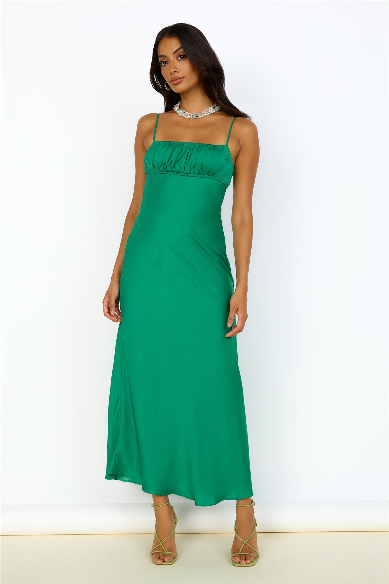 Envious Maxi Dress Green