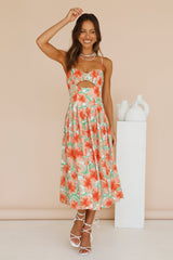 Nectarine Blossom Maxi Dress Floral