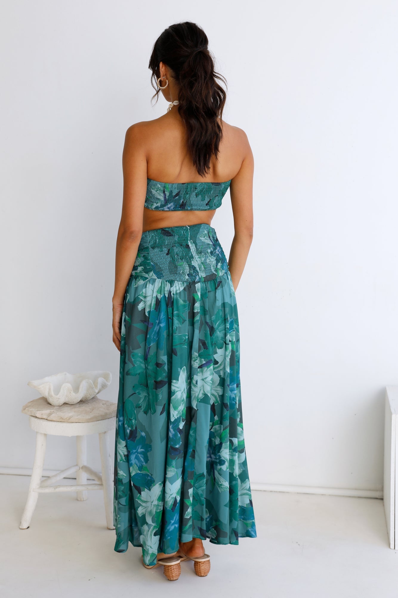 Gift Of Nature Maxi Skirt Green