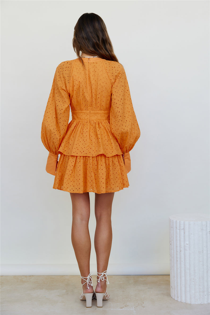 Citrus Scents Dress Orange