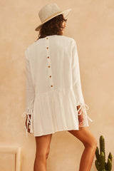 Paloma Dress White