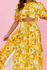 Summer Breeze Maxi Dress Yellow