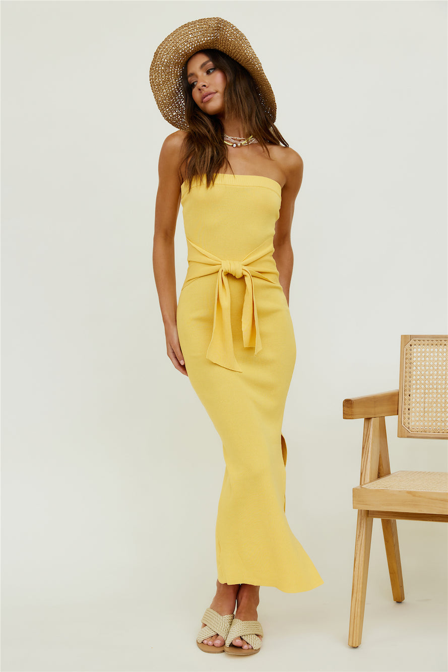 Love Of Sol Maxi Dress Yellow