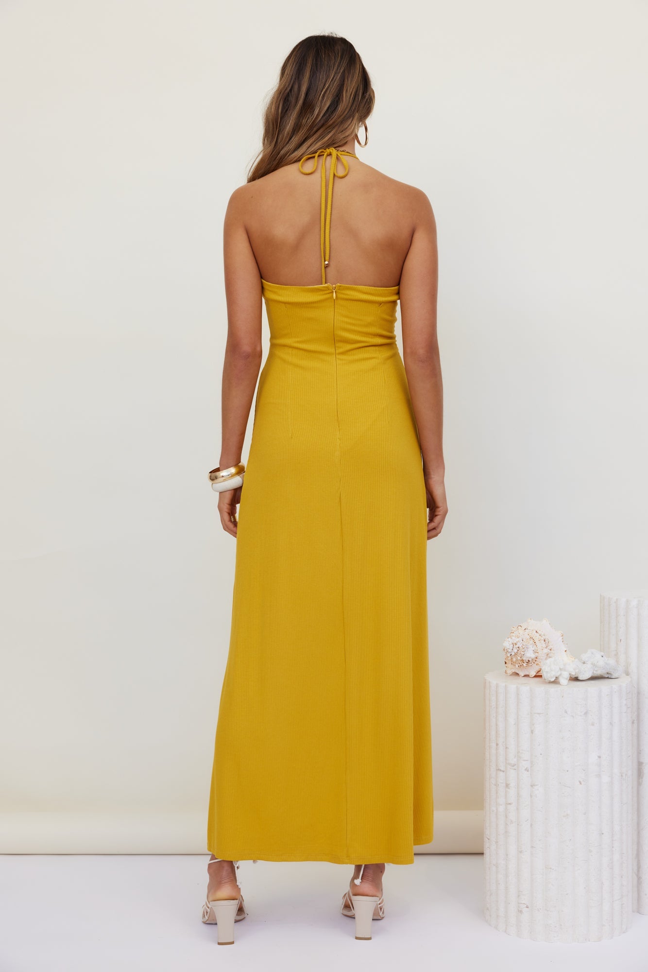 Finer Moments Maxi Dress Yellow