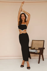 To Be Yours Maxi Skirt Black