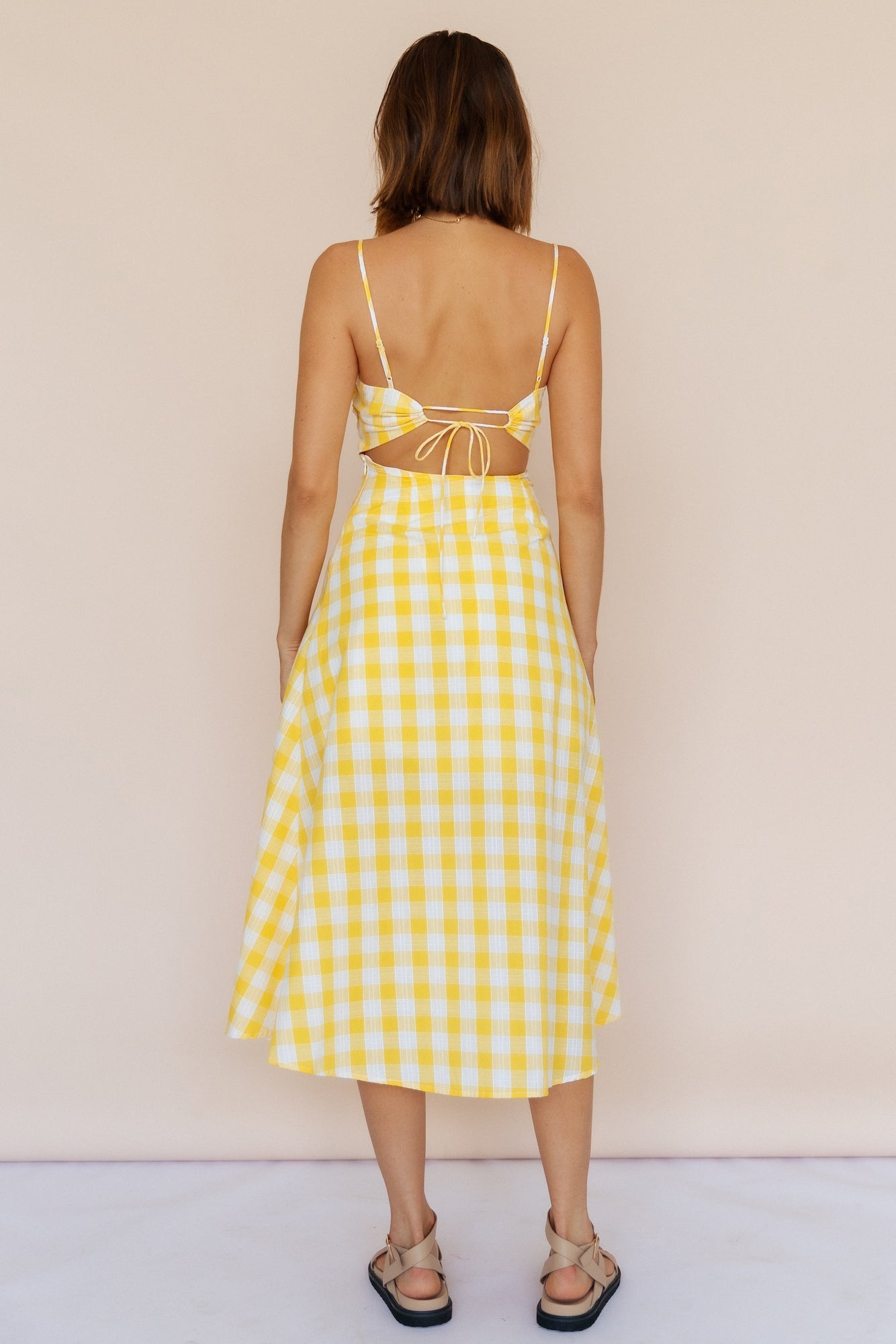 Never Cloudy Maxi Dress Yellow