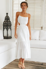 Got The Sun Maxi Dress White