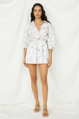 Free As A Bird Playsuit Beige