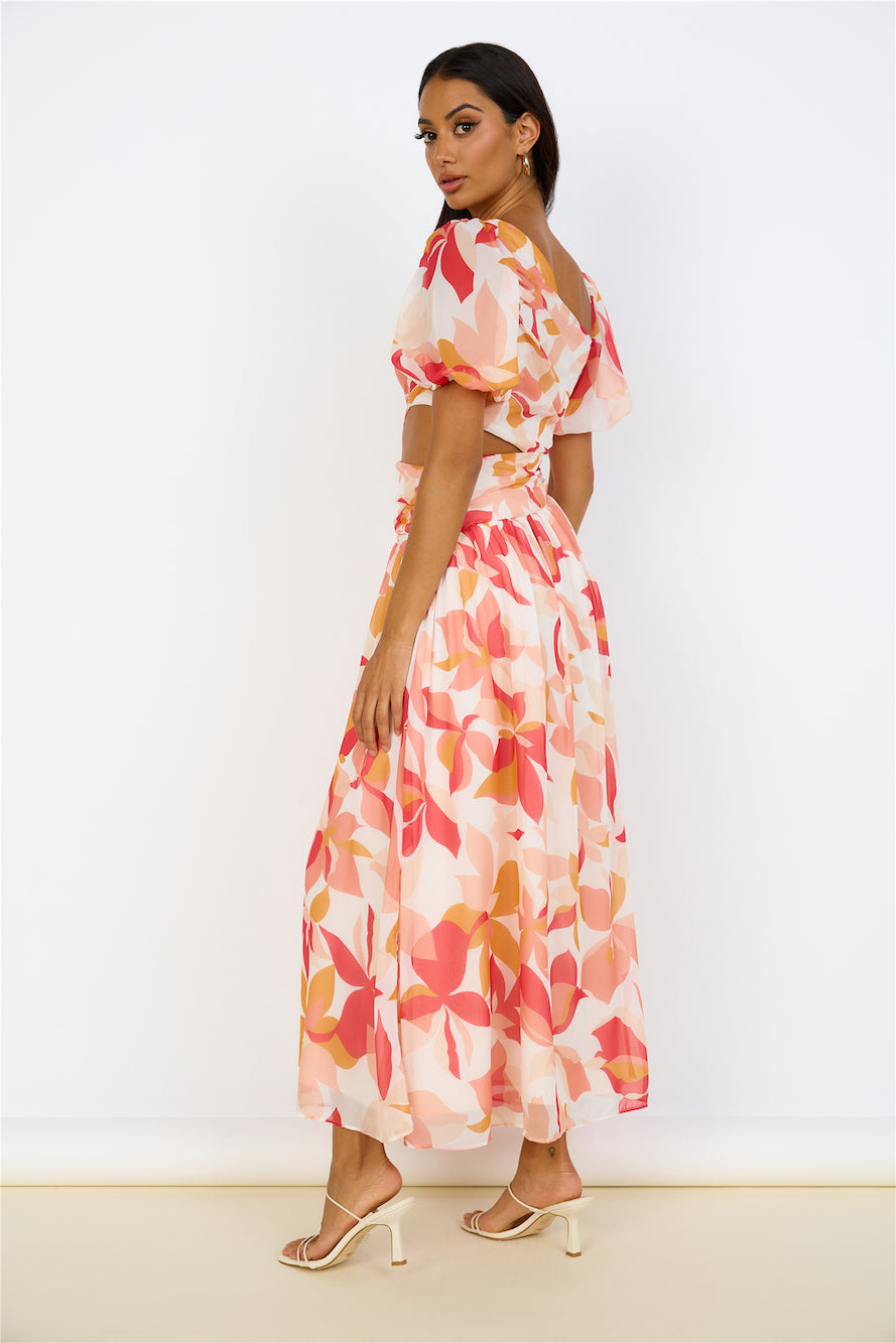 Home Again Maxi Dress Pink