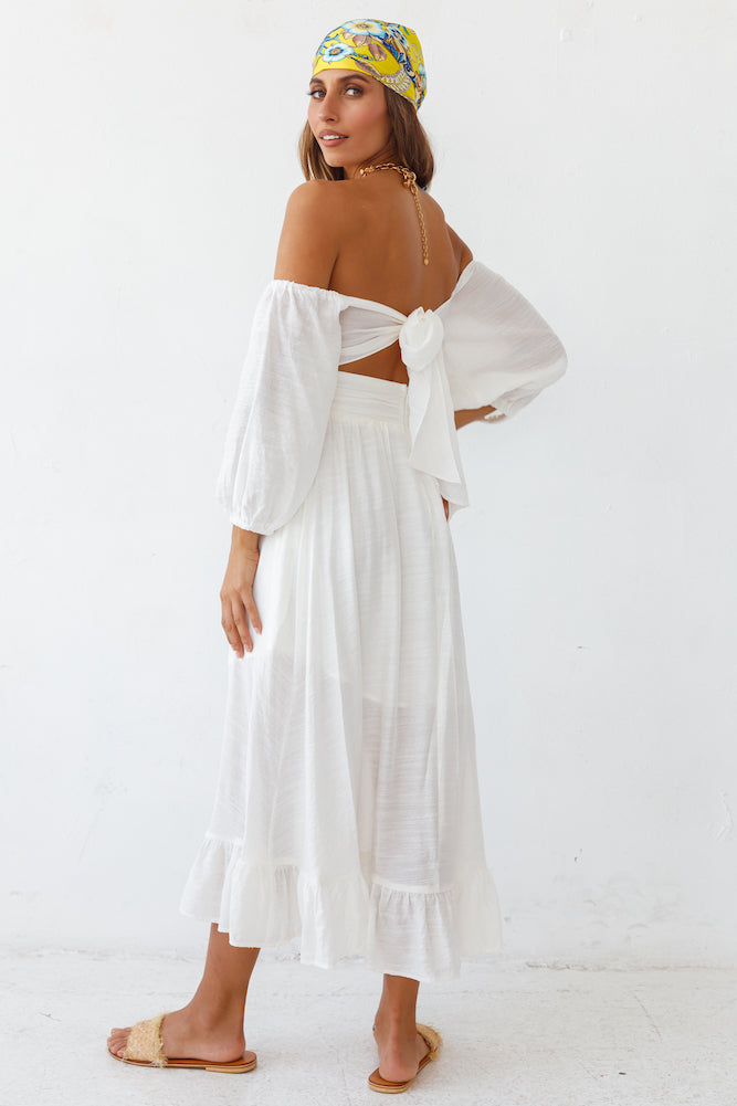 Eternal Dreaming Maxi Dress White