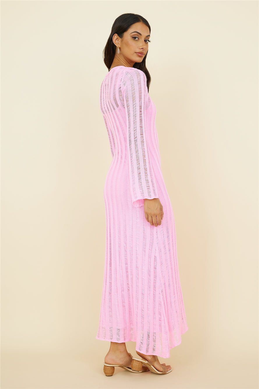 Exploration Maxi Dress Pink