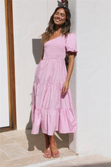 Strawberry Daiquiri Maxi Dress Pink