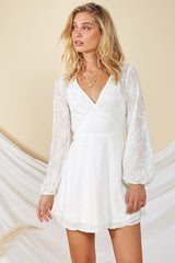 Road Less Travelled Dress White