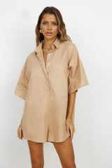 Lisbon Playsuit Brown