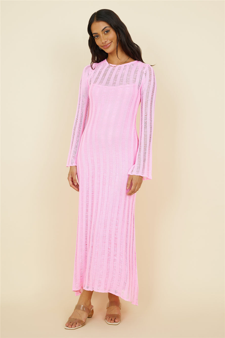 Exploration Maxi Dress Pink