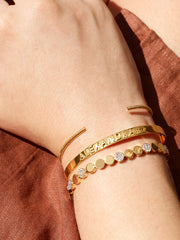 14K Gold Custom Cuff Bracelet
