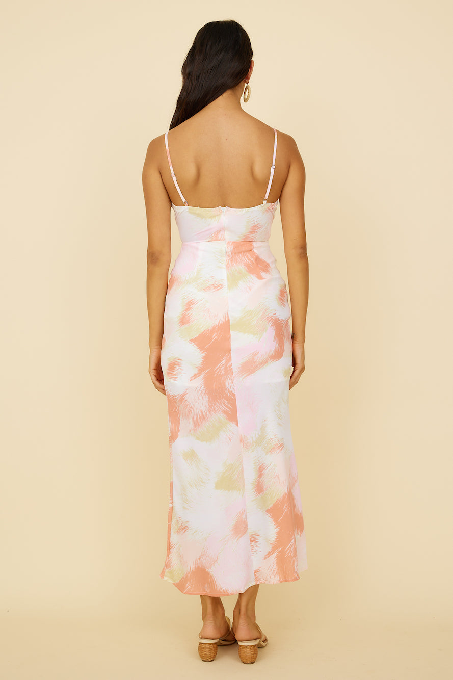 Escape To Paradise Maxi Dress Pink