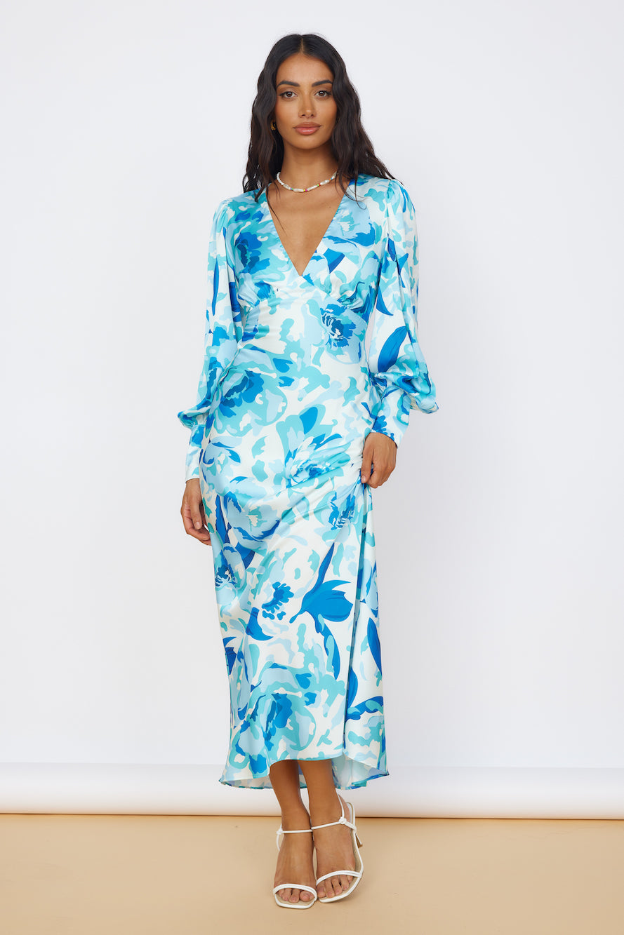 Limitless Possibilities Maxi Dress Blue