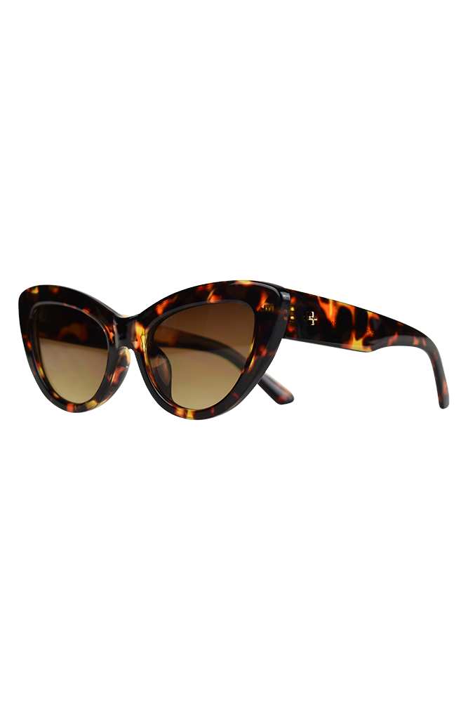 PETA + JAIN Georgina Sunglasses Tort Brown