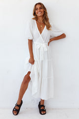 Gracia Maxi Dress White