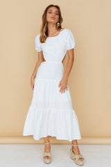 See You Again Maxi Dress White