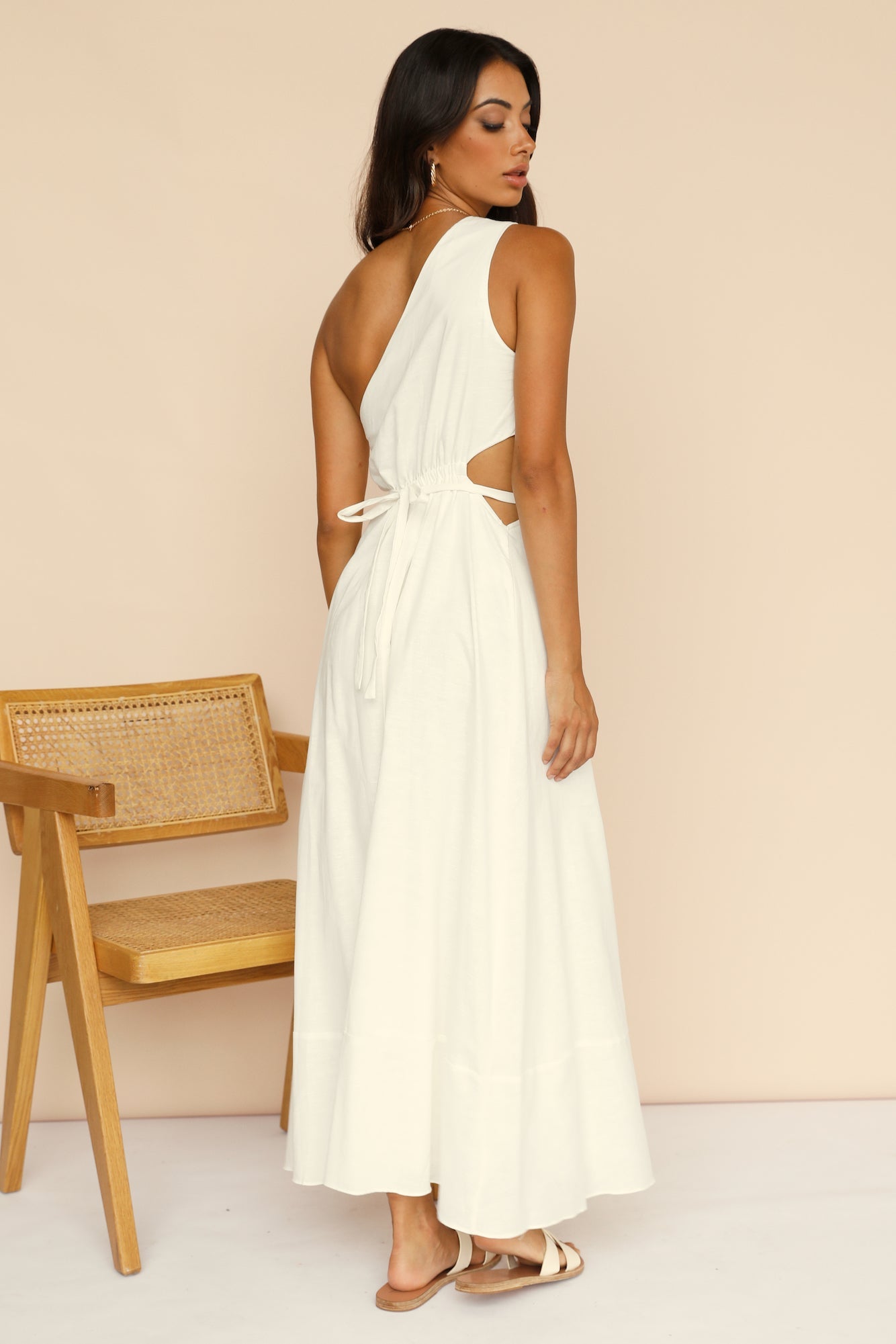 Found The Way Maxi Dress White