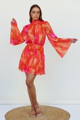 Feel The Light Dress Orange