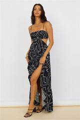 Times Have Changed Maxi Dress Black