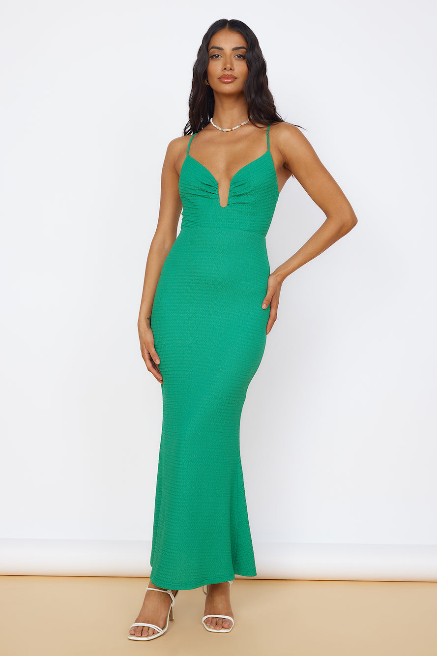 La Bella Vita Maxi Dress Green