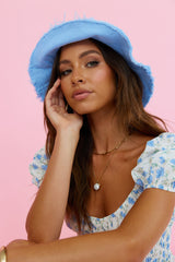 Sun Shower Bucket Hat Blue