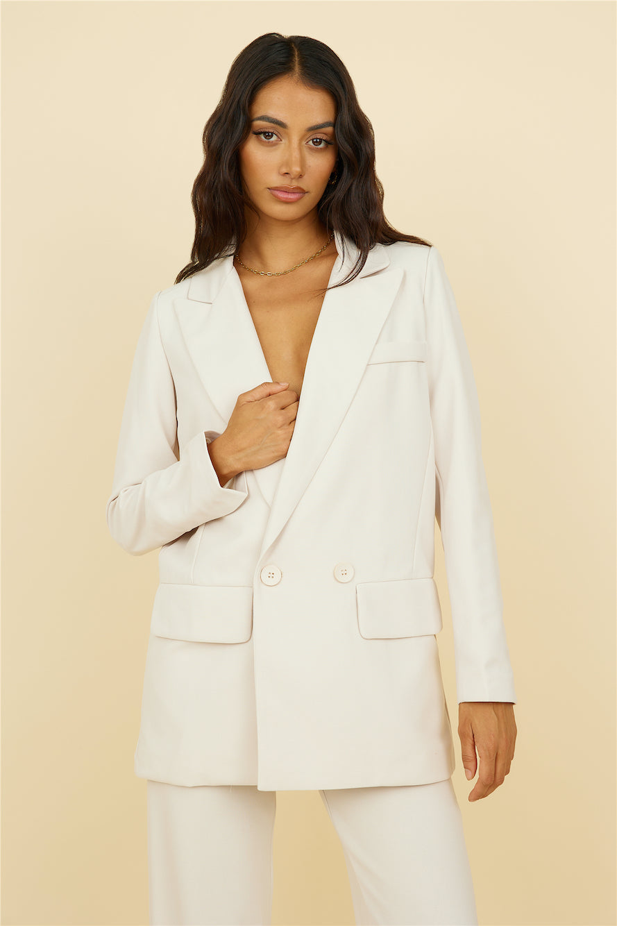 SNDYS Brooklyn Blazer Cream