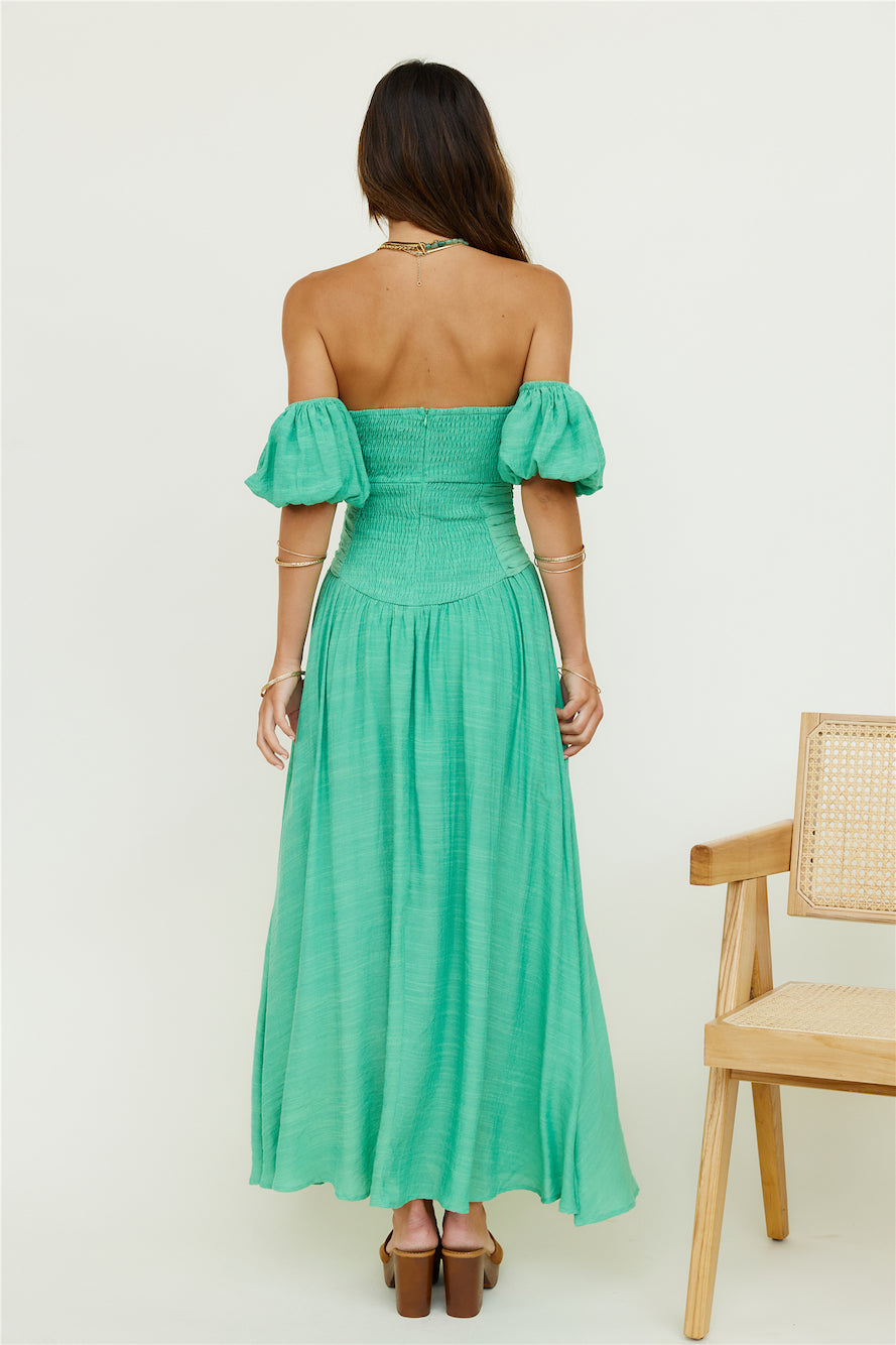 Clementine Maxi Dress Green