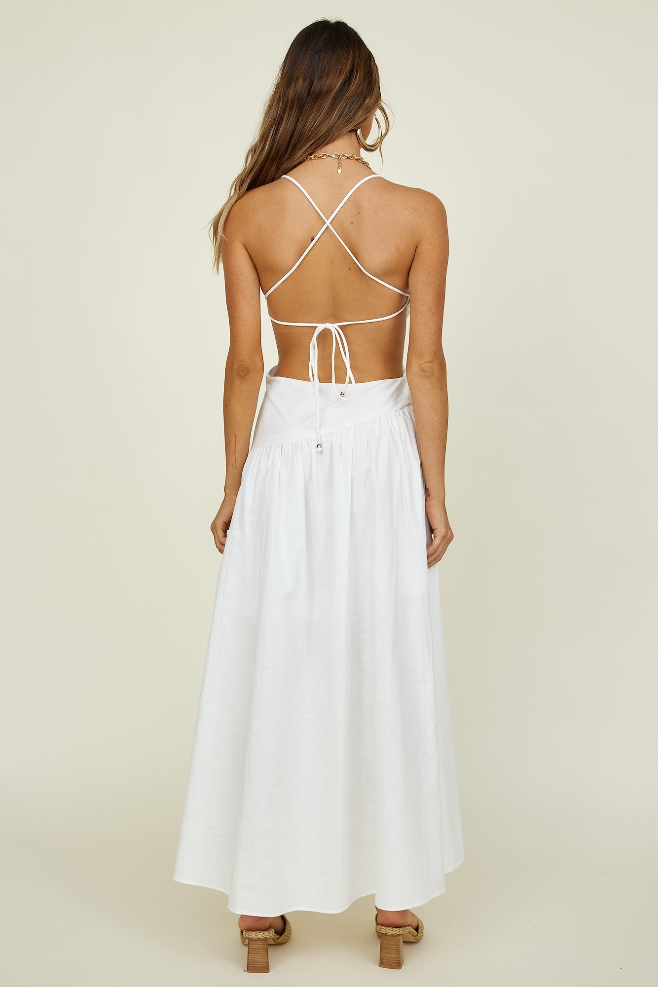 Marais Maxi Dress White