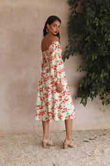 Love Affair Midi Dress Floral