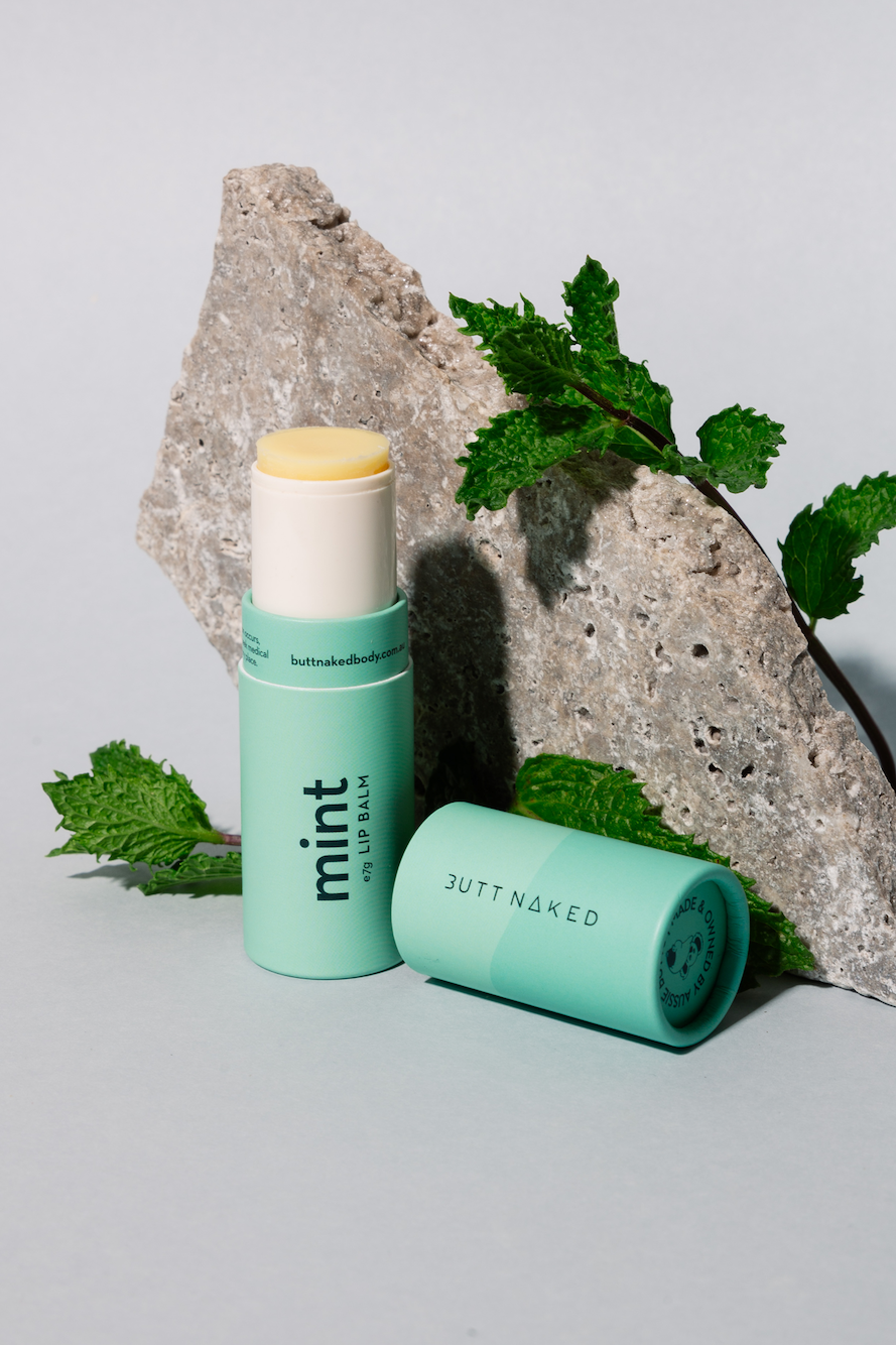 BUTT NAKED Mint Lip Balm