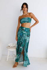 Gift Of Nature Maxi Skirt Green