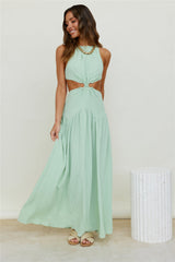 Morning Faye Maxi Dress Green