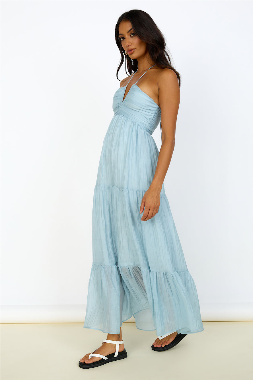 Heavenly Delight Maxi Dress Blue