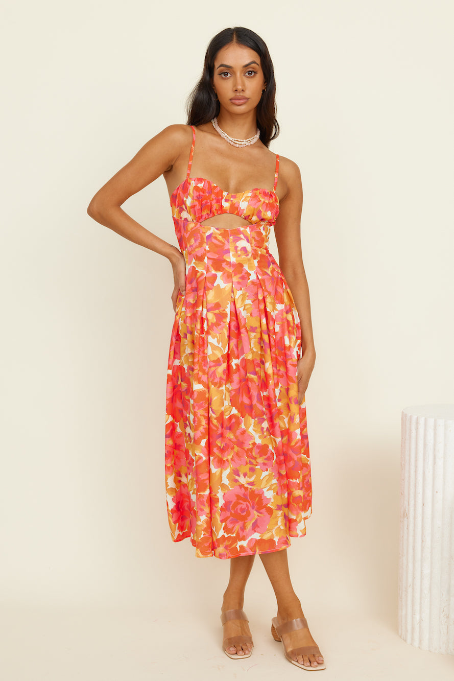 Count On You Maxi Dress Orange