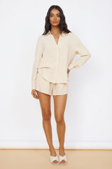 SEVEN WONDERS Kiana Shirt Sand