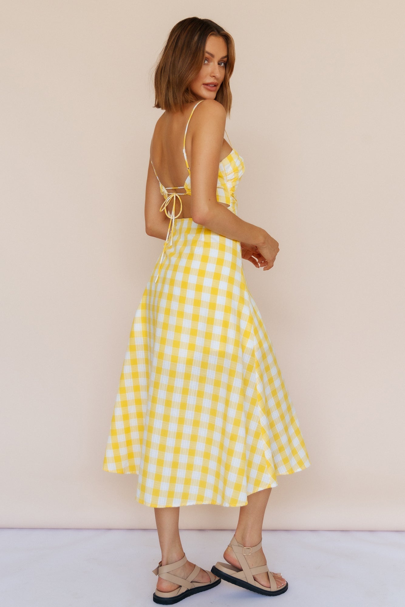 Never Cloudy Maxi Dress Yellow