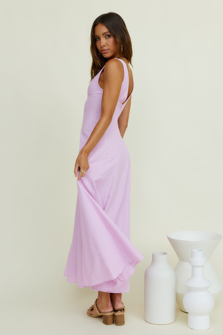 Open Meadows Maxi Dress Lilac