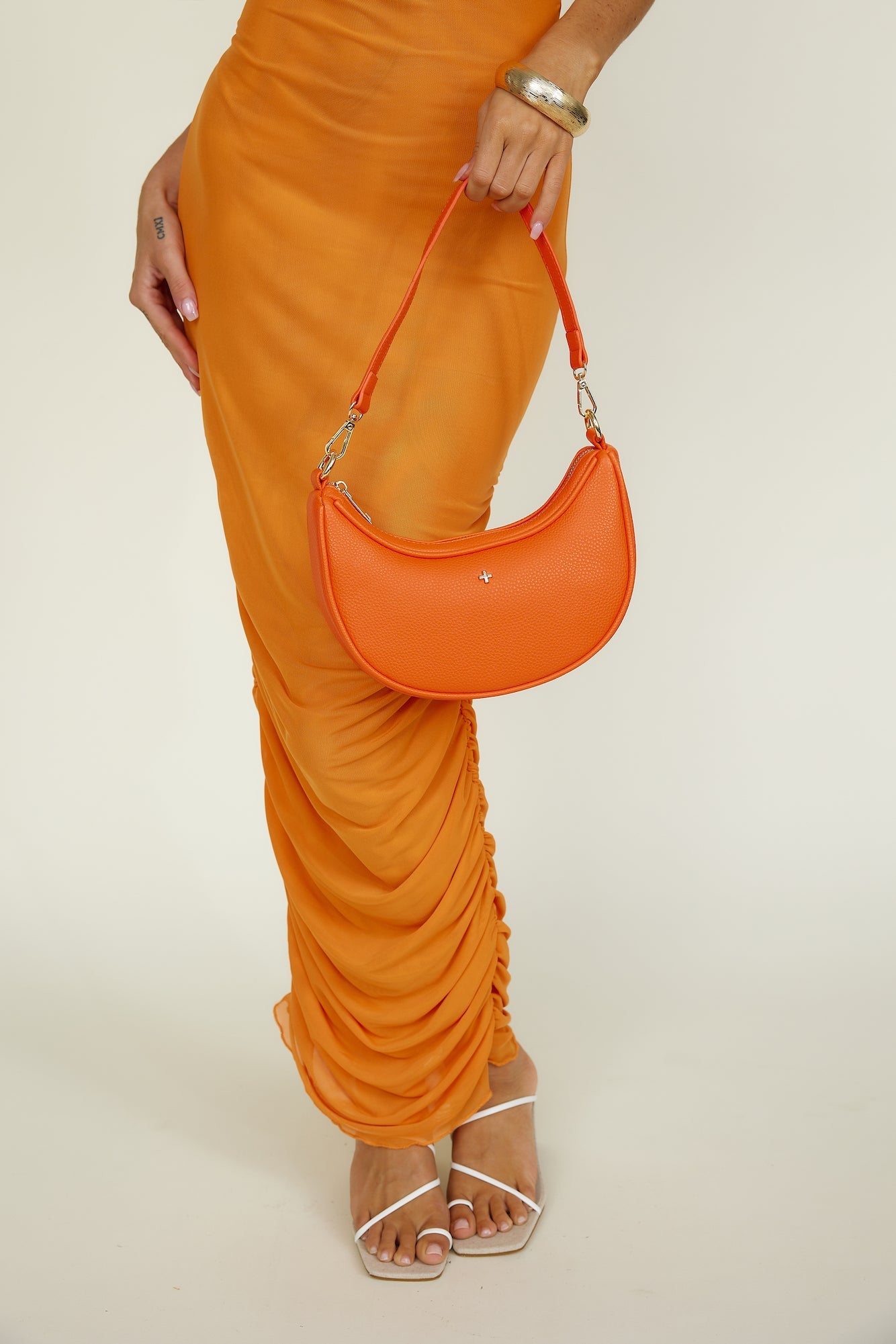 PETA + JAIN Micki Bag Orange Pebble