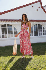 Daydreams In Spring Maxi Dress Pink