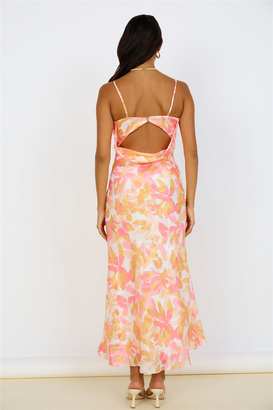 Dreamweavers Maxi Dress Pink