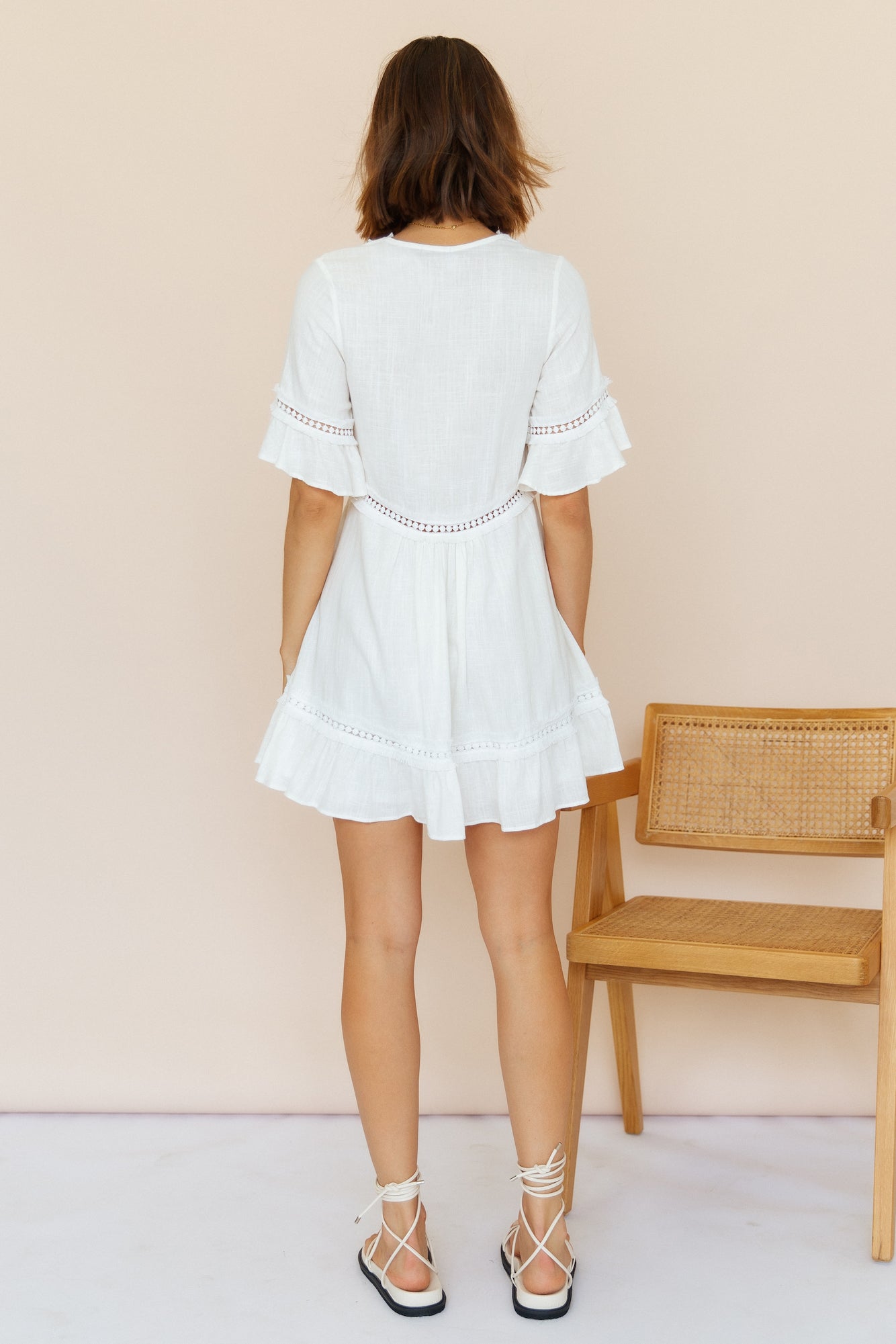 Sun Chasers Dress White